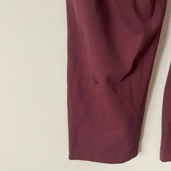 Lululemon Keep Moving Pant Cassis Burgundy Wine  Size 4 - Picture 7 of 8